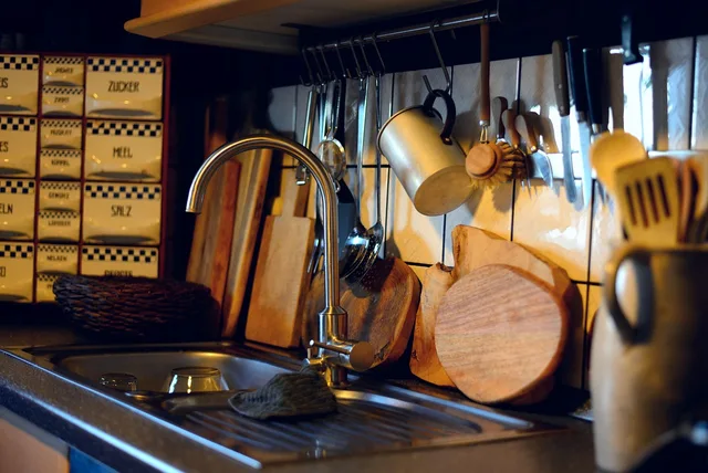 kitchen, kitchen utensils, sink, wooden boards, cutting board, cook, dishes, knife, kitchen tools, household, kitchen stuff, junk, domesticated, kitchen utensils, kitchen tools, kitchen tools, kitchen tools, kitchen tools, kitchen tools. The permits and rules behind a legal meal prep