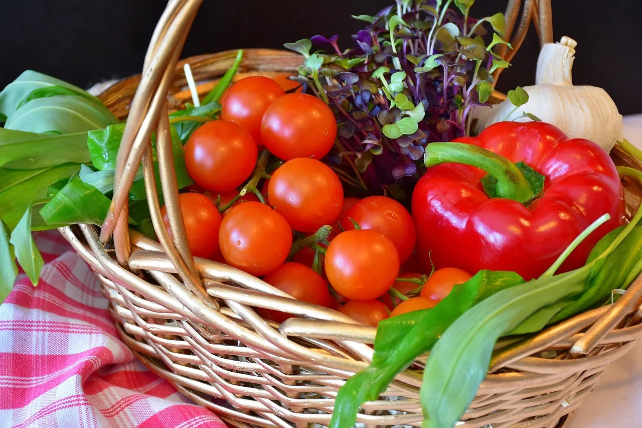 vegetables, basket, purchasing, market, farmers local market, tomatoes, cress, paprika, garlic, wild garlic, vitamins, food, meal, nourishment, vegetarian, multicoloured, cook, container, fresh, nature, healthy, kitchen, harvest, self-sufficient, still life, garden. Pricing a meal prep business quote: template and examples
