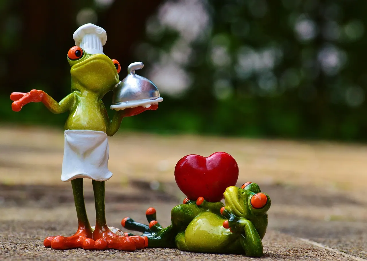 frog, cook, love, meal, kitchen, gourmet, food, preparation, fun, cute